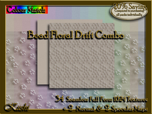 Bead Floral Drift Combo Textures