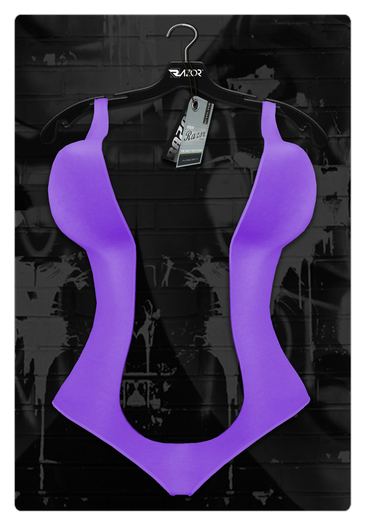 Razor/// Belly Body Suit - Violet
