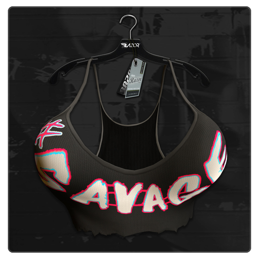Razor/// Ripped Half Tank - #SAVAGE