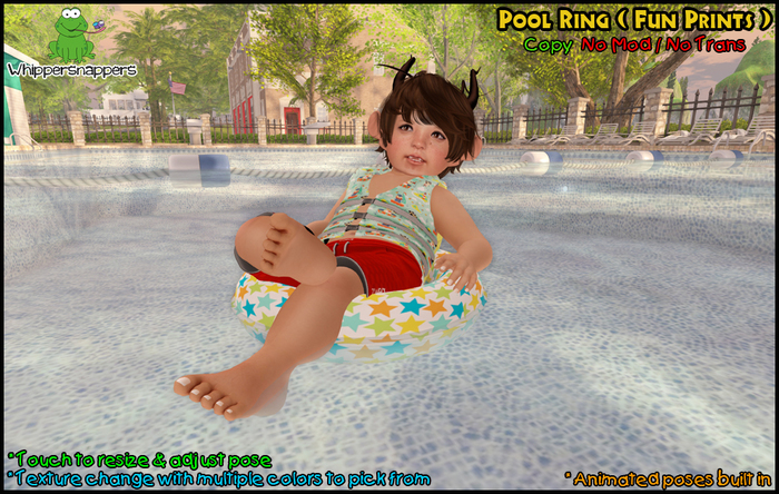 ! Whippersnappers ! - Pool ring (Fun Prints)