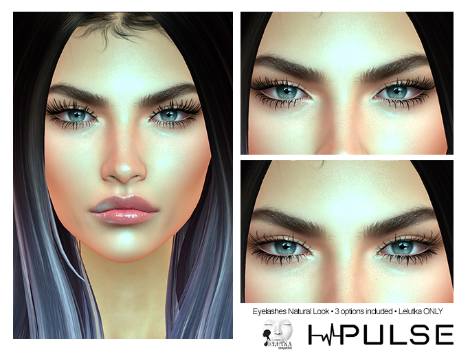 InPulse- Eyelashes (natural look) wear/add