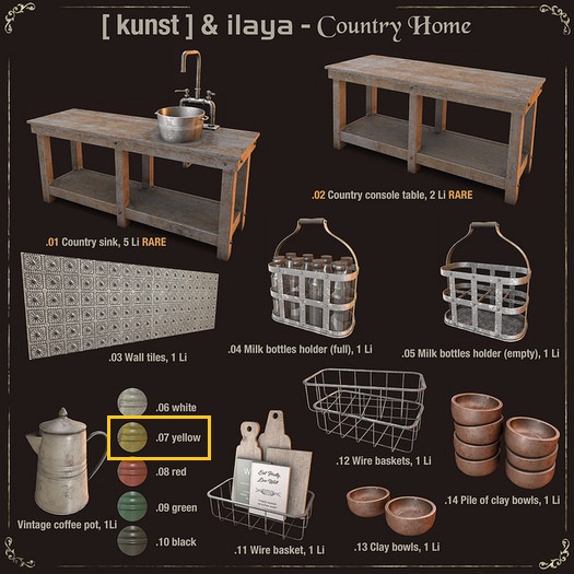 .07 [ kunst ] & [ILAYA] - Vintage coffee pot (yellow)