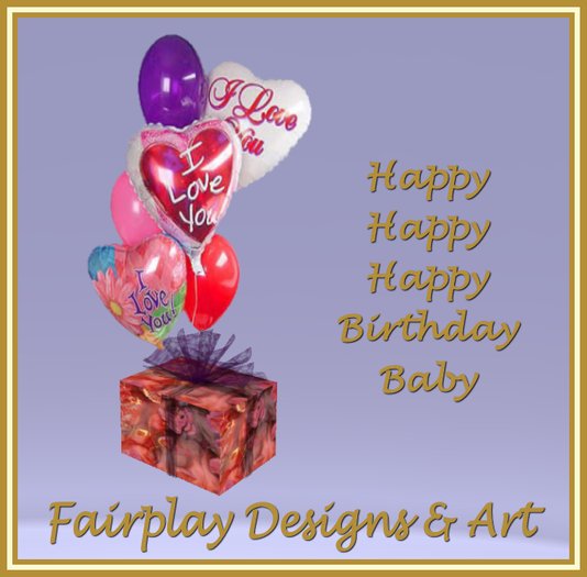 HappyHappyBdayBaby Gift Box *TOUCH ME*