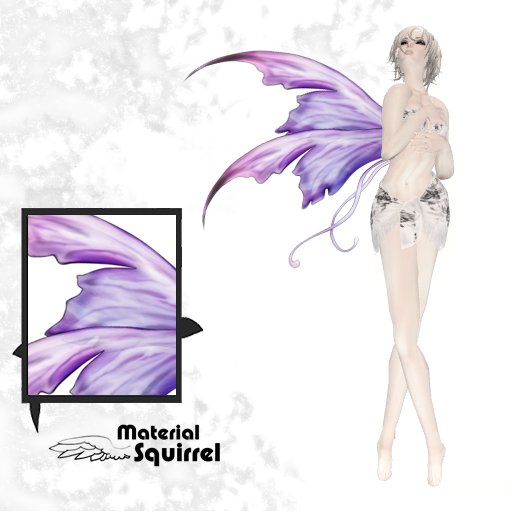 Isolde Wings in Plum Wine - Flexi Scripted