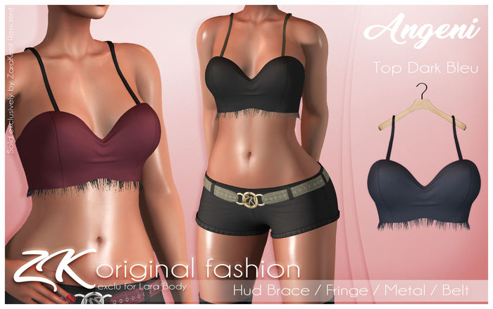 -:zk:- Angeni Top Dark Blue - Add me