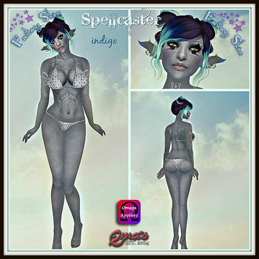 Spellcaster indigo skin