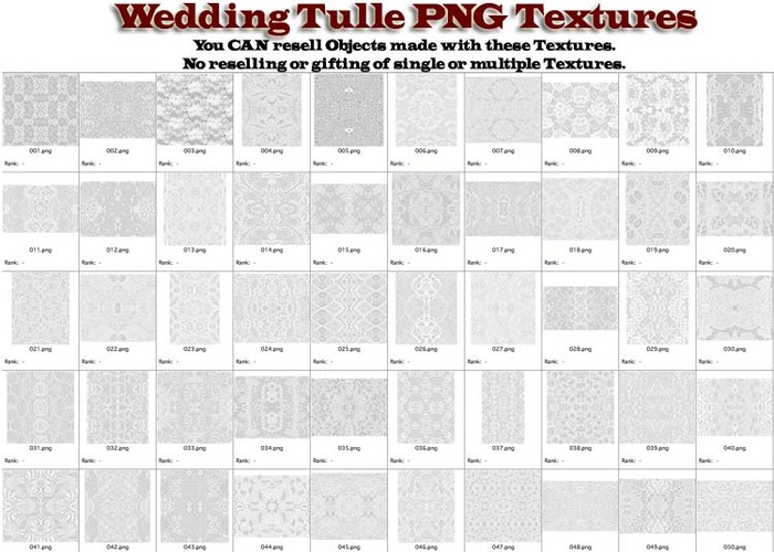 Shabby Chic Wedding Tulle Textures