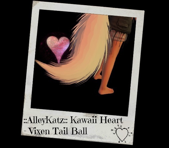 ::AlleyKatz:: - Kawaii Heart - Vixen Tail Ball - BOXED