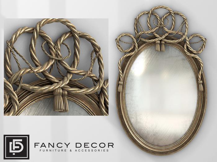 Fancy Decor: Printemps Mirror (antique gold)