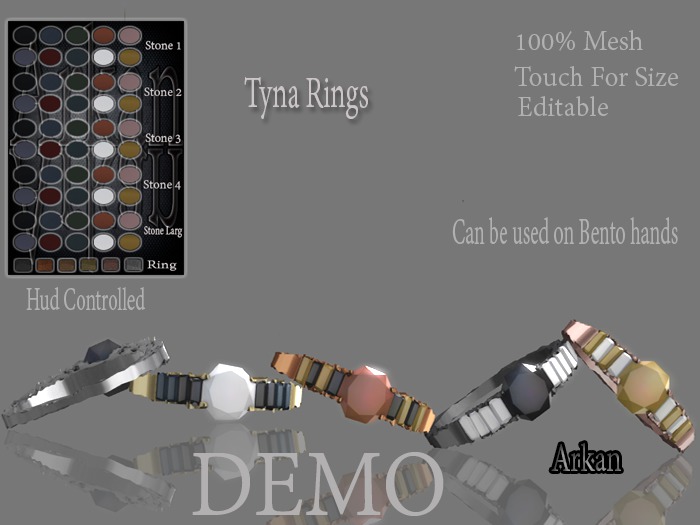 .::Arkan::. Tyna Rings Size DEMO