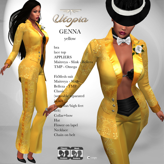Utopia Genna yellow