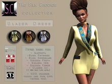 .:S.C:. Blazer Dress - Silk Brocade