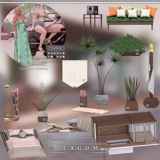 12. LAGOM - Tropical Breeze [Projector screen]