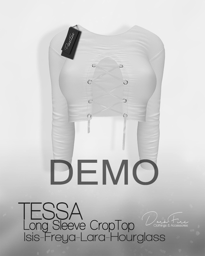 DarkFire-Tessa Crop Top-DEMO