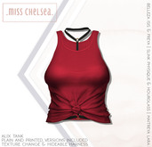 .miss chelsea. Alix Tank Red