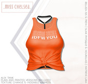 .miss chelsea. Alix Tank Orange