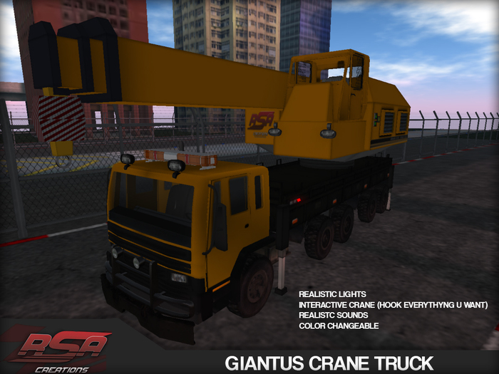 =RSA= GIANTUS CRANE TRUCK
