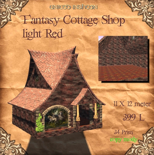 *UI* Fantasy Cottage Shop light Red v