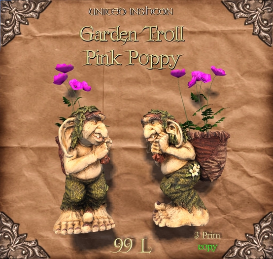 *UI* Pink Poppy Garden Troll v