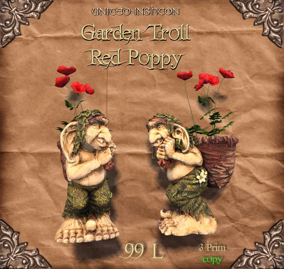 *UI* Red Poppy Garden Troll v