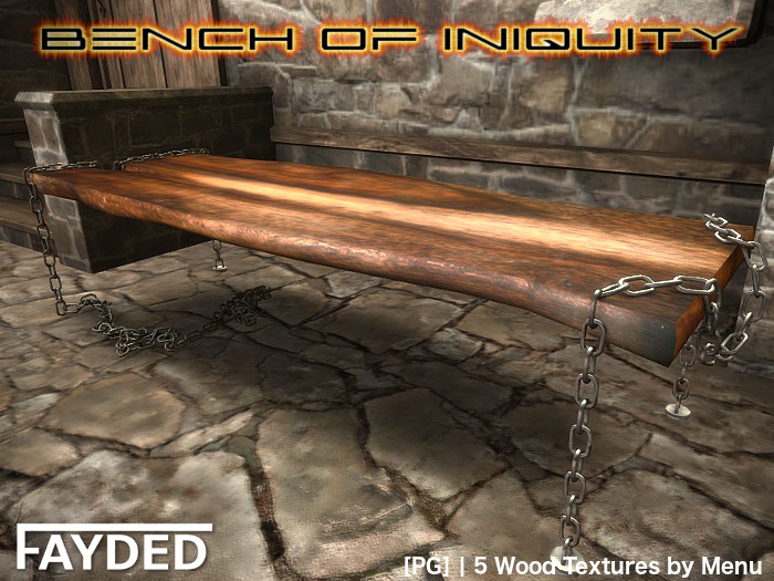 FAYDED - Bench of Iniquity PG [boxed]
