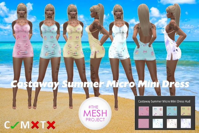 Castaway Summer Micro Mini Dress TMP