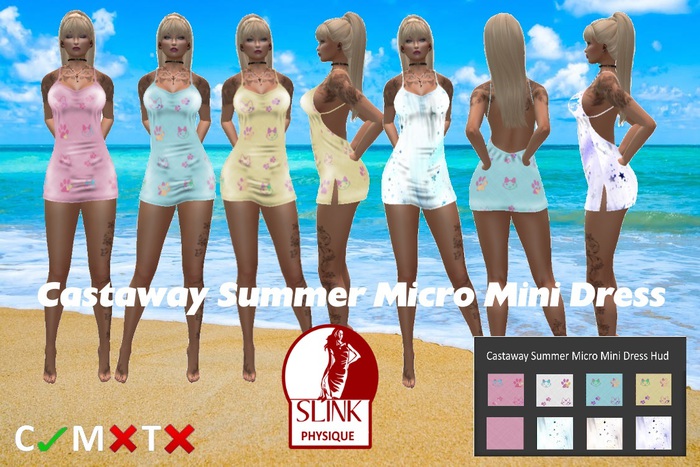 Castaway Summer Micro Mini Dress Physique
