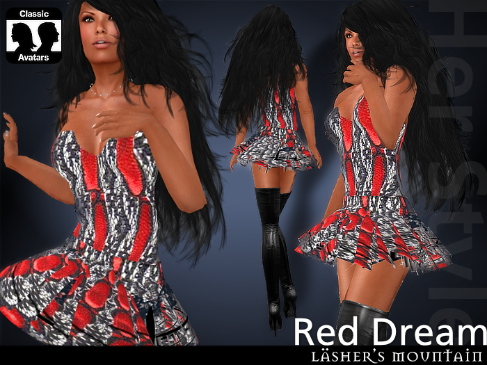 RED DREAMS Mini Dress | Classic Avatars