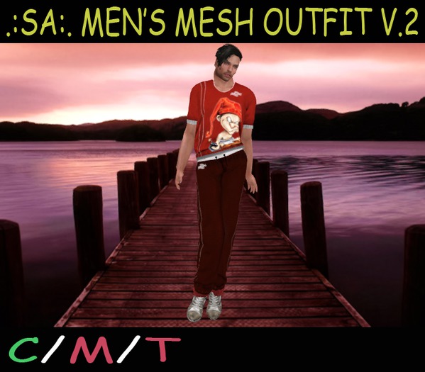.:SA:. MEN'S MESH OUTFIT V.2