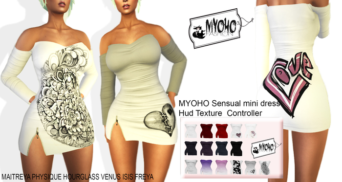 MYOHO Sensual mini Dress
