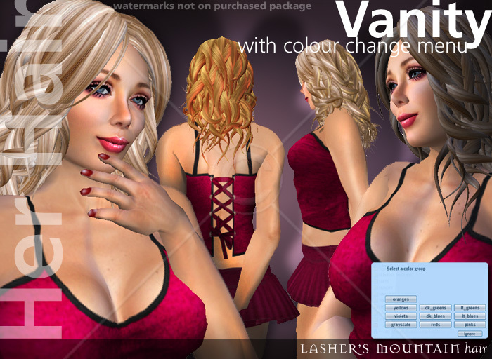 Vanity - (Cliquez pour changer de couleur) Cheveux Femme - Revendre
