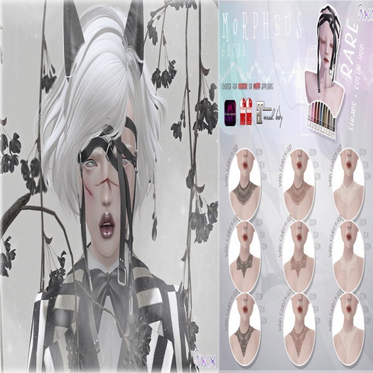 Morpheus Tattoo {Sun} White