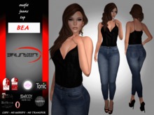 Brunsen! Bea Outfit Jeans and Top Black