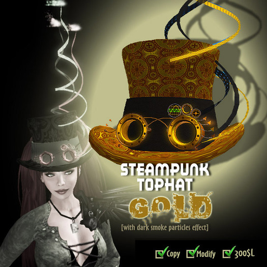 Steampunk TopHat (Amber)