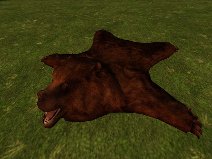 -C&A Creative- Mesh Rug Bear (brown) (CMT)