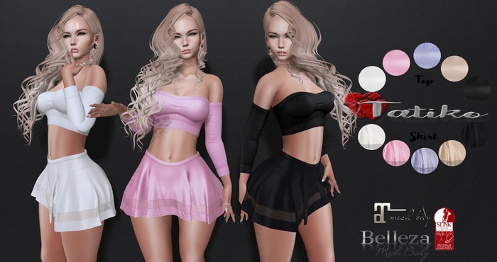 Tatiko - Lily Outfit 5 color HUD