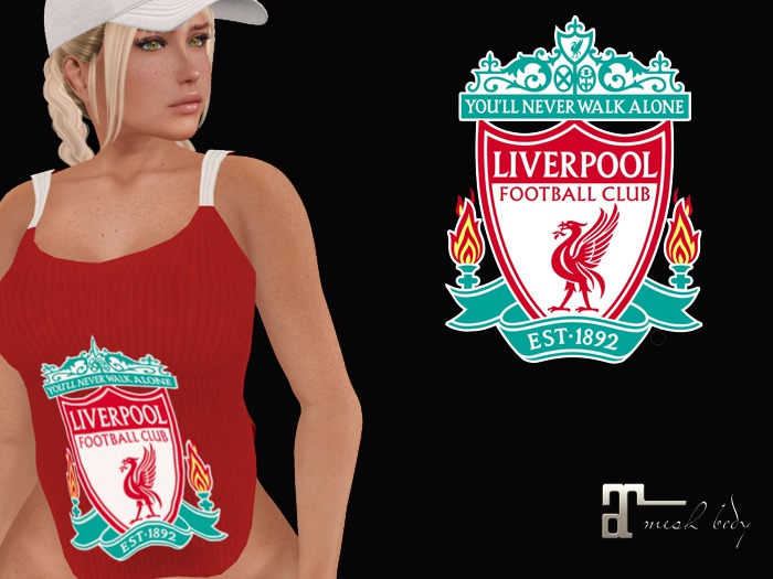 liverpool shirt fat woman