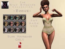 .:S.C:. Bodice - Silk Brocade - Slink Hourglass