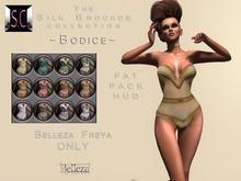 .:S.C:. Bodice - Silk Brocade - Belleza Freya