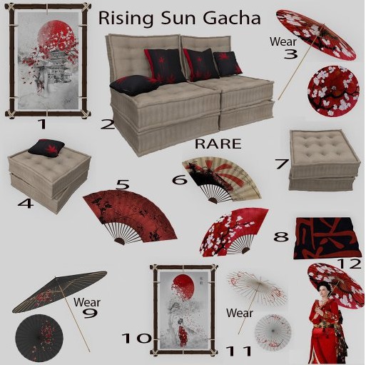 Bee Designs Rising Sun Gacha 8 2