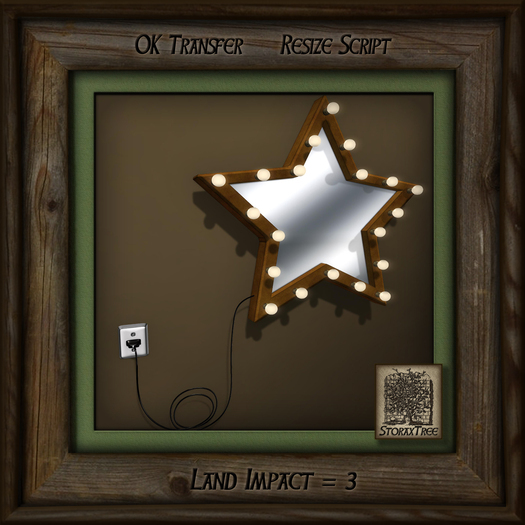 Modern Glam Star Mirror D