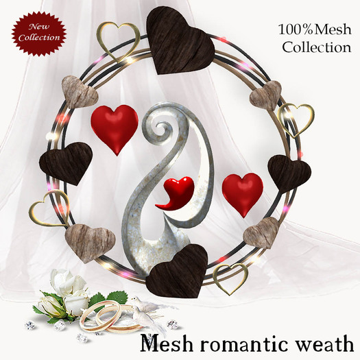 Mesh romantic Wreath v. 3