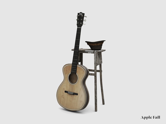 Apple Fall Martins' Busker Guitar (Box)