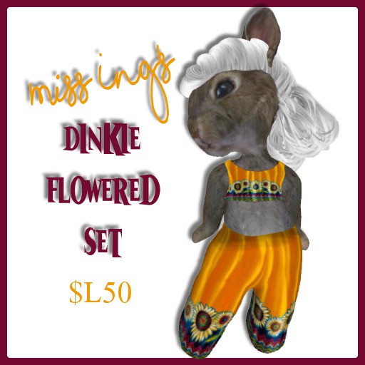 Miss Ing's Dinkie Flowered Set