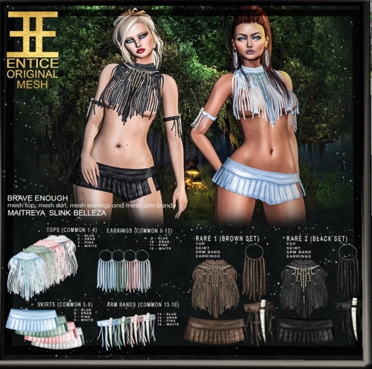 Entice - Brave Enough Skirt - Blue Maitreya Common 5
