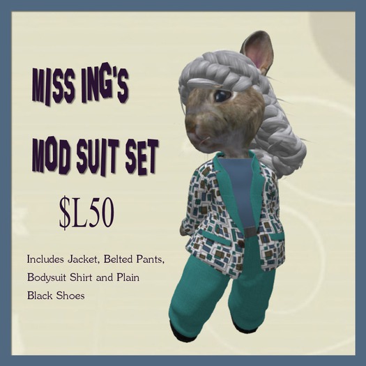 Miss Ing's Mod Suit Set Boxed