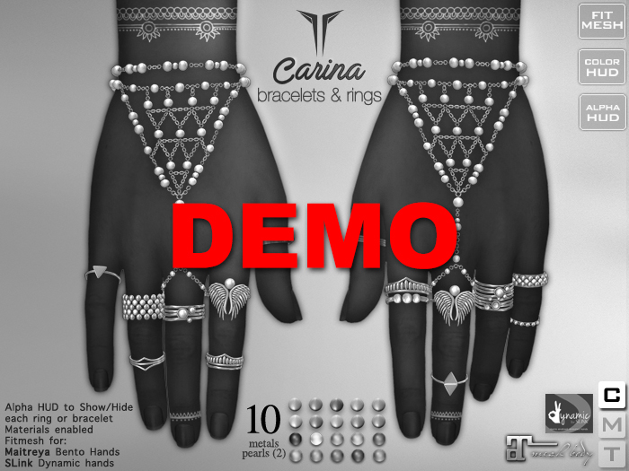 **RE** Carina Bracelets & Rings - DEMO