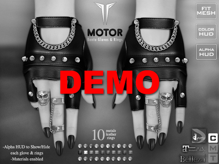 **RE** Motor Gloves & Rings - DEMO
