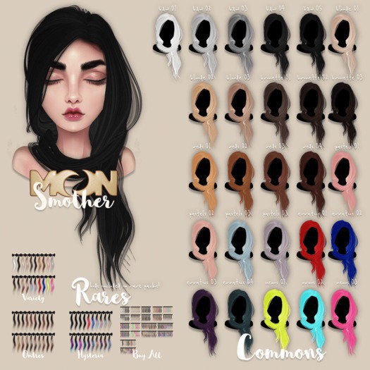 Moon. Hair. // Smother - Reds 01