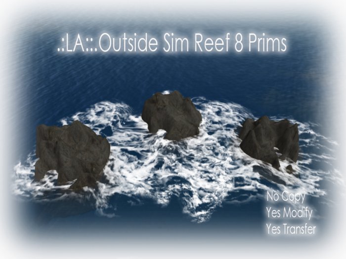 .:LA::.Outside Sim Reef with Real waves-8 Prims